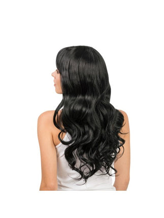 Parrucca Jenna nera 55 cm