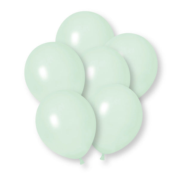 Palloncini verde pastello 30 cm, 50 pezzi
