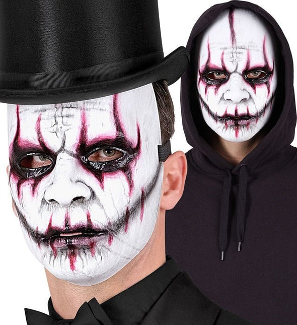 Joker Masker Wit Evil van Widmann koop je bij Partywinkel