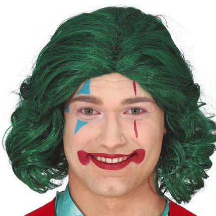 Joker Pruik Groen van Fiestas Guirca koop je bij Partywinkel