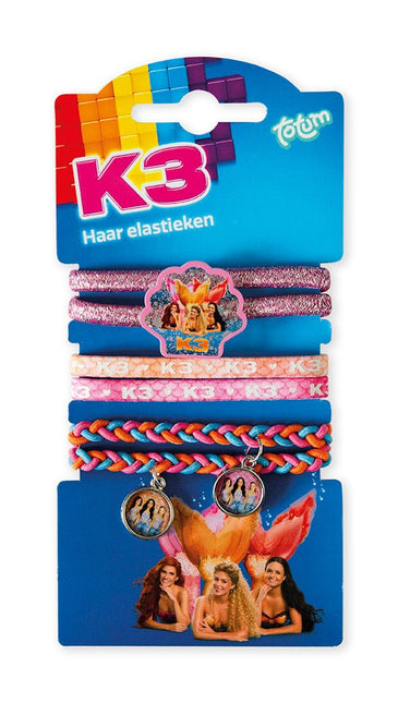 K3 Haarbandjes 6st - Partywinkel - 8714274830325