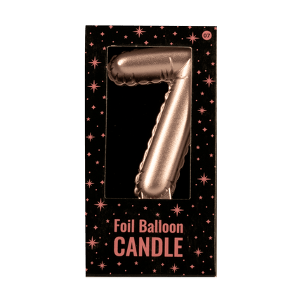 Kaars Folie Ballon Rose Goud 7 10cm van Paper Dreams koop je bij Partywinkel