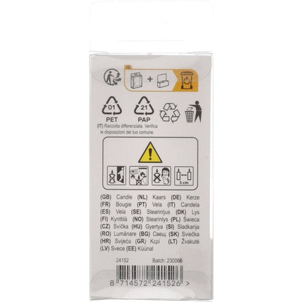 Kaars Simply Chique Gold Cijfer 2 van Folat koop je bij Partywinkel