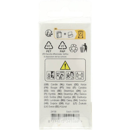 Kaars Simply Chique Gold Cijfer 8 van Folat koop je bij Partywinkel