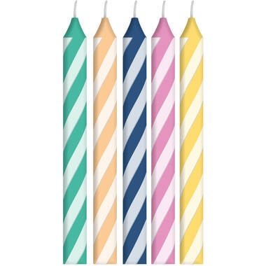 Kaarsjes Sweet Twist 10 stuks van Folat koop je bij Partywinkel