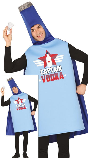 Kapitein Kostuum Vodka - Partywinkel - 8434077860175