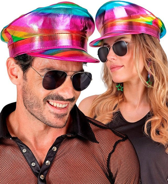 Kapiteinspet regenboog van Widmann koop je bij Partywinkel