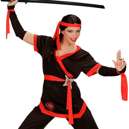 KATANA NINJA HOUT ZWART 100 CM van Widmann koop je bij Partywinkel