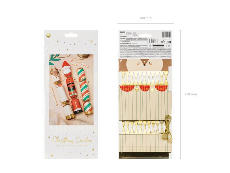 Kerst Uitdeelbox 32cm 3st van Partydeco koop je bij Partywinkel