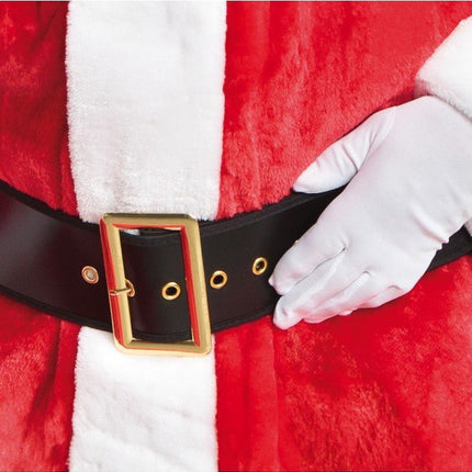 Kerstman Riem Deluxe Zwart Goud van CHAKS koop je bij Partywinkel