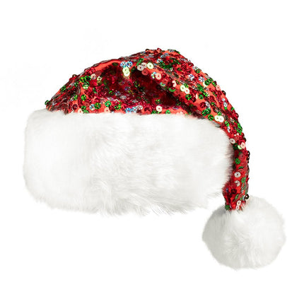 Kerstmuts Gliters 32cm van Boland koop je bij Partywinkel