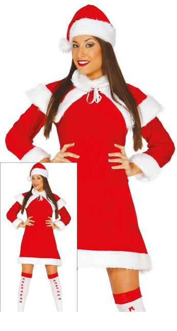 Kerstvrouw Jurkje Santa L - Partywinkel - 8412672426880