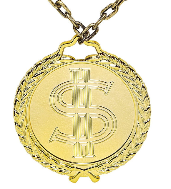 Ketting Hiphop Dollar van Widmann koop je bij Partywinkel
