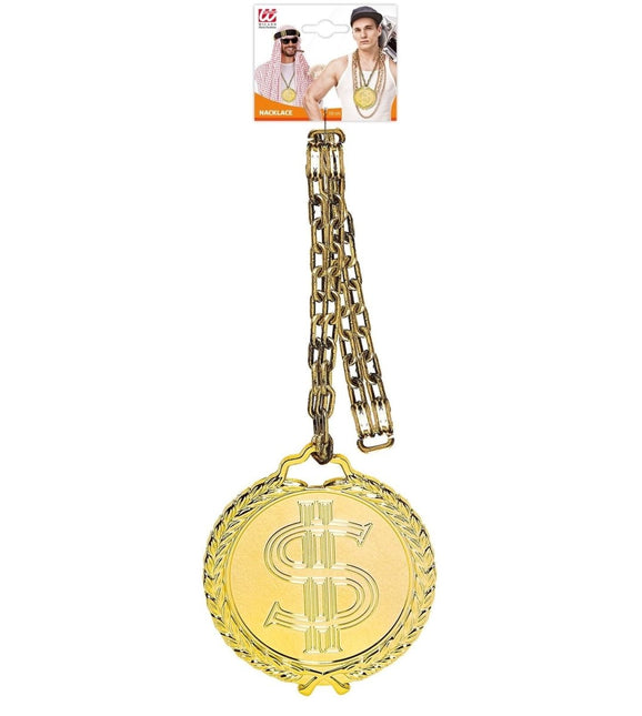 Ketting Hiphop Dollar van Widmann koop je bij Partywinkel