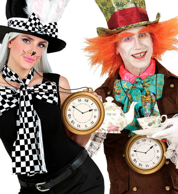 Ketting Met Grote Klok 20 cm van Widmann koop je bij Partywinkel