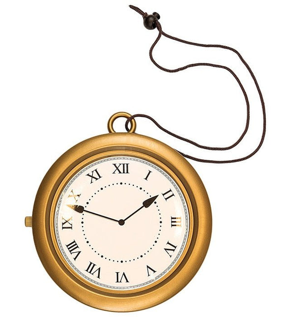 Ketting Met Grote Klok 20 cm van Widmann koop je bij Partywinkel