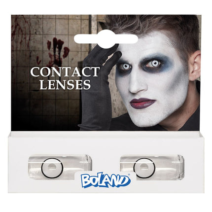 Kleurlenzen Maniak Wit Zwart van Boland koop je bij Partywinkel