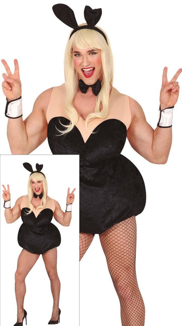 Konijnenpak Heren Fatty Bunny - Partywinkel - 8434077862810