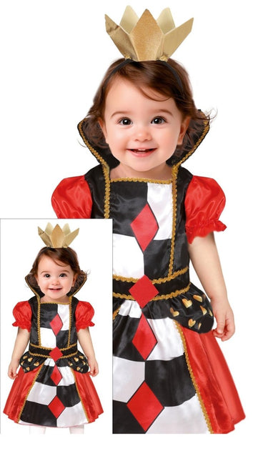 Koningin Jurk Baby Harten - Partywinkel - 8434077761649