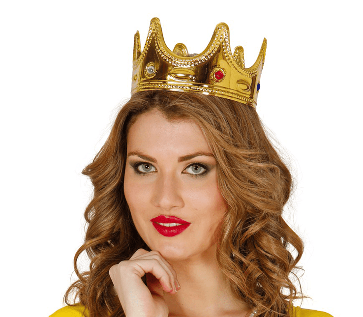 Koningin Kroon Goud 55cm van Fiestas Guirca koop je bij Partywinkel