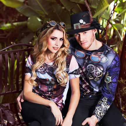 Koperen Bril Cyberpunk van Boland koop je bij Partywinkel