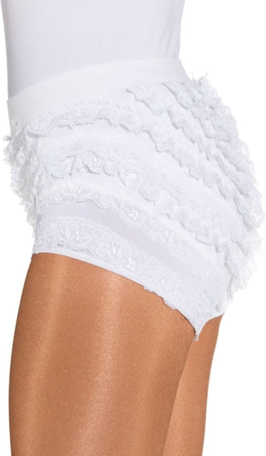 Kort Broekje met Ruffles Dames van Orlob koop je bij Partywinkel