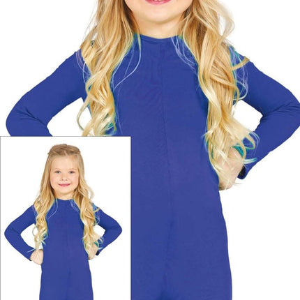 Kostuum Donkerblauw Meisje Jumpsuit van Fiestas Guirca koop je bij Partywinkel
