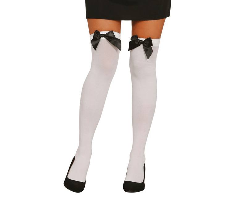 Kousen Strik Wit 70cm van Fiestas Guirca koop je bij Partywinkel
