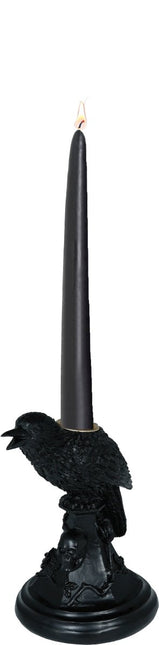 Kraai Kaarsenhouder 16cm van Fiestas Guirca koop je bij Partywinkel