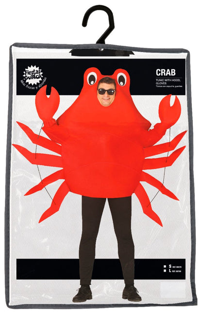 Krab Kostuum Rood Heren - Partywinkel - 8434077809785
