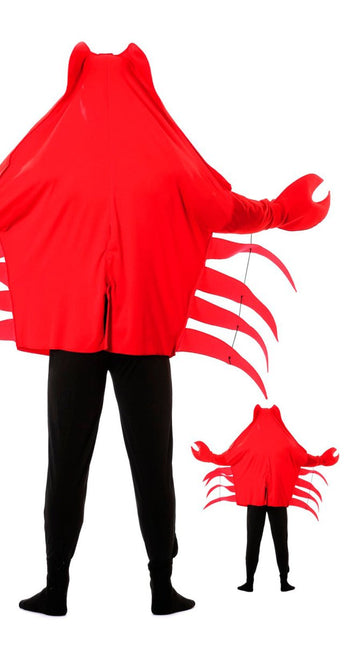 Krab Kostuum Rood Heren - Partywinkel - 8434077809785