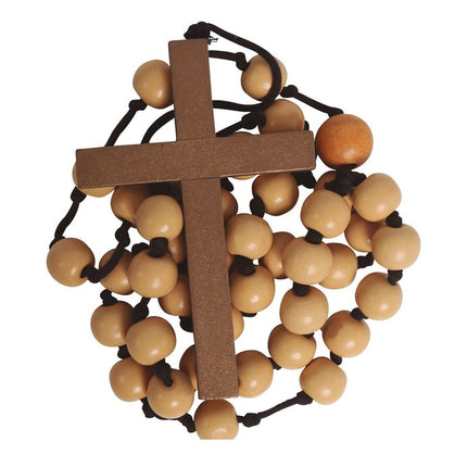 Kralenketting Kruis 75cm van Fiestas Guirca koop je bij Partywinkel