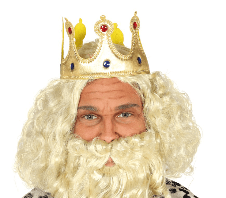 Kroon Stof Goud van Fiestas Guirca koop je bij Partywinkel