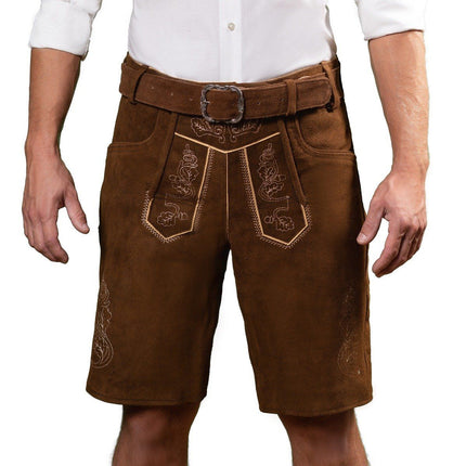 Lederhosen marrone corto Brixental