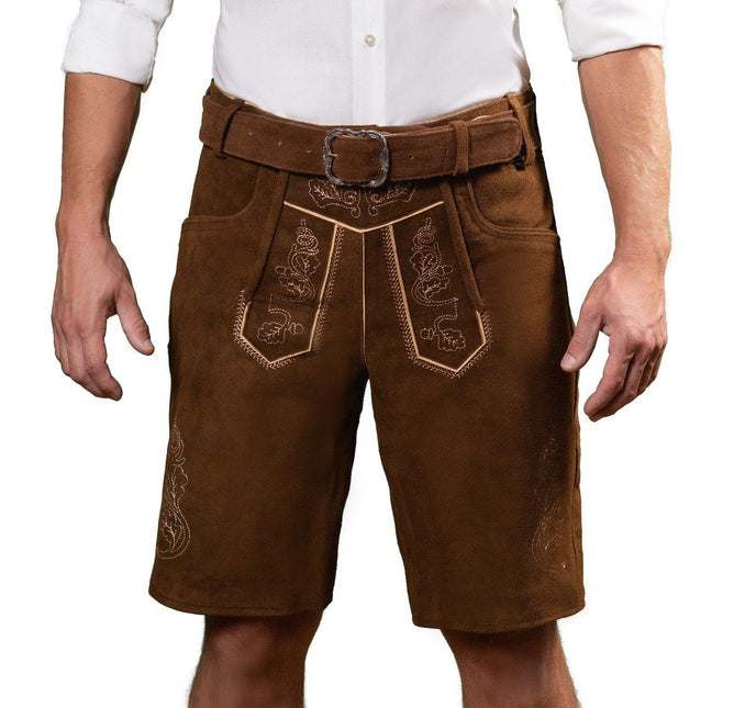 Lederhosen marrone corto Brixental