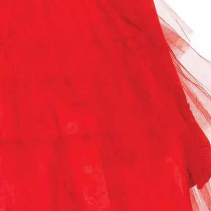 Abito Beetlejuice Rosso Donna Leg Avenue
