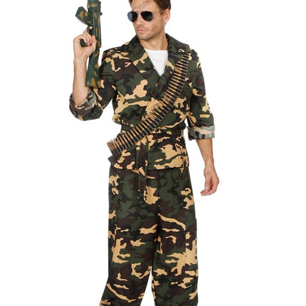 Leger Kostuum Camouflage van Wilbers & Wilbers koop je bij Partywinkel