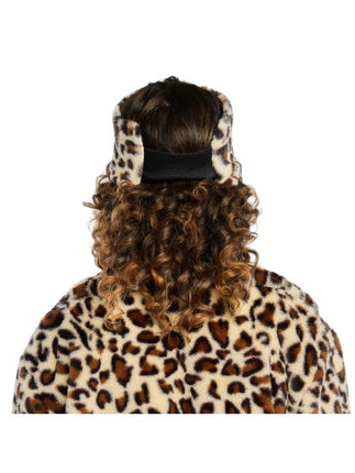Fascia per capelli con stampa leopardata, taglia unica