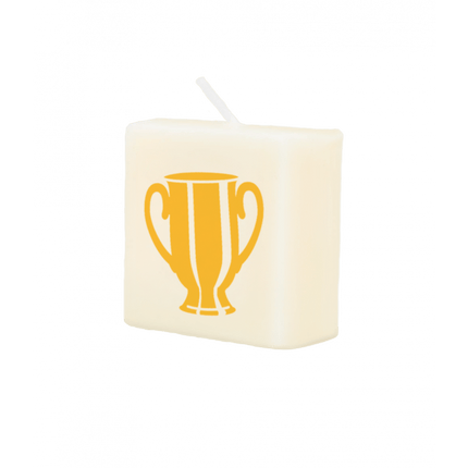 Letter Kaarsje Trophy 4cm van Paper Dreams koop je bij Partywinkel