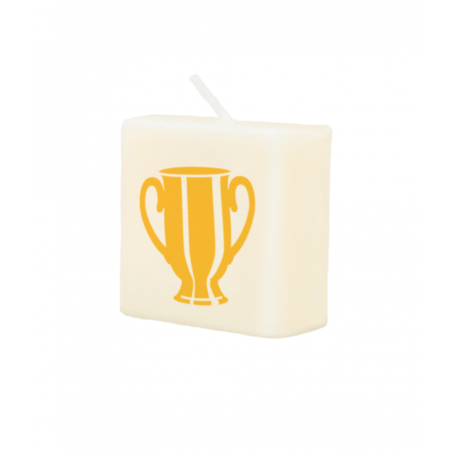 Letter Kaarsje Trophy 4cm van Paper Dreams koop je bij Partywinkel