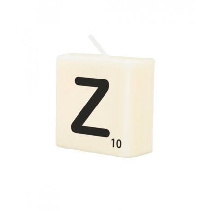 Letter Kaarsje Z 4cm van Paper Dreams koop je bij Partywinkel