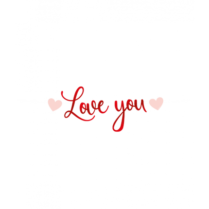 Ghirlanda di lettere rosse Love 2,5 m