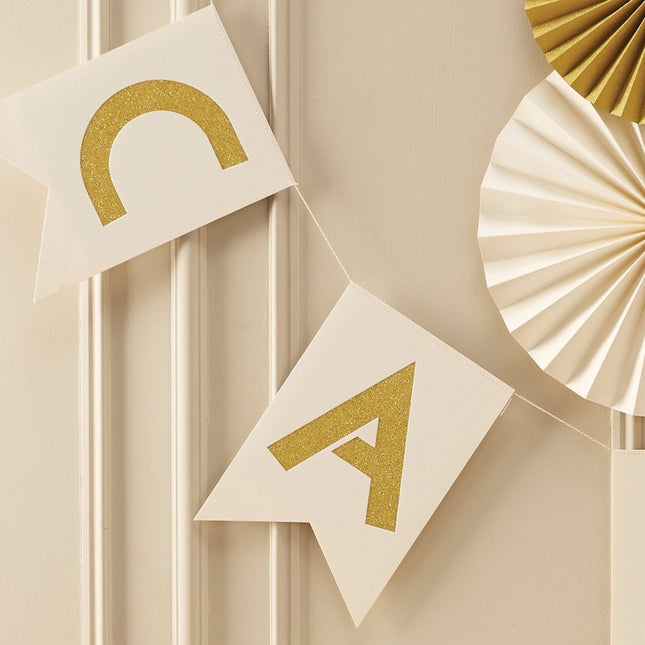 Letterslinger Cards 2m van Ginger Ray koop je bij Partywinkel