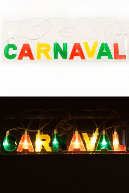 Letterslinger Carnaval Rood Geel Gr van PartyXplosion koop je bij Partywinkel