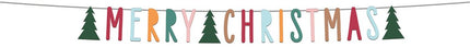 Letterslinger Merry Christmas Holy Jolly 1,5m van Folat koop je bij Partywinkel