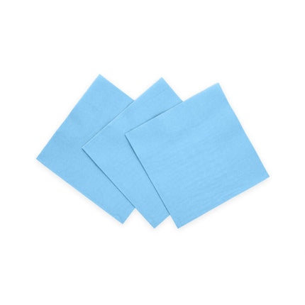 Lichtblauwe Servetten 3 Laags 24cm 20st van WeFiesta koop je bij Partywinkel