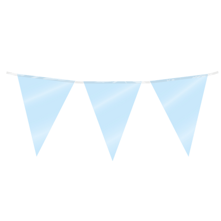 Lichtblauwe Slinger 10m - Partywinkel - 8716764236259