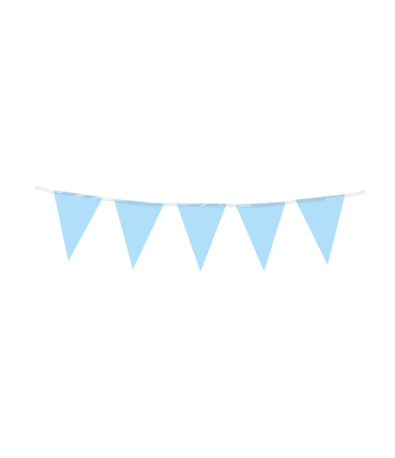 Lichtblauwe Slinger Mini 3m - Partywinkel - 8716764246159