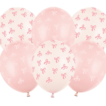 Lichtroze Ballonnen 30cm 6st van Partydeco koop je bij Partywinkel