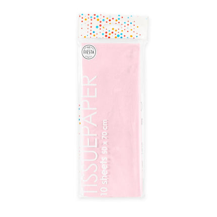 Lichtroze Crepe Papier 50x70cm 10 vellen van WeFiesta koop je bij Partywinkel